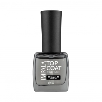 ESMALTE IMPALA PRO FINISH TOP COAT BLINDAGEM 4D EFEITO GEL SEM BLISTER 1048