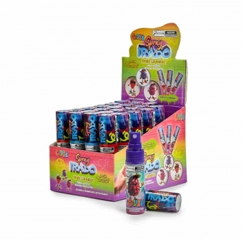 BALA LIQUIDA ETILUX SPRAY IRADO SORTIDO C/24 UNIDADES