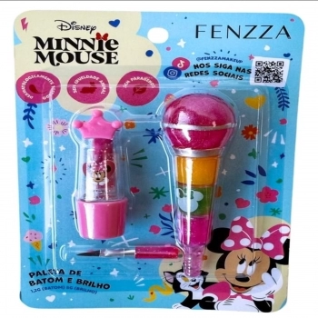 PALETA BATOM/BRILHO FENZZA MINNIE MOUSE DIS008