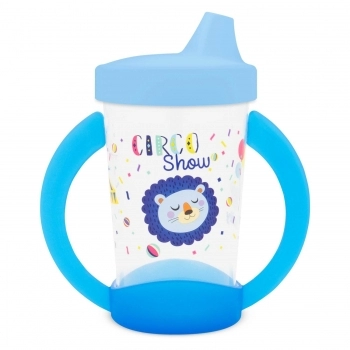 COPO LOLLY 7106 OCEANO C/ALCA 350ML BLISTER AZUL