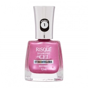 ESMALTE RISQUE DIAMOND GEL CYBERCOLORS DISCO VOADOR MET SB