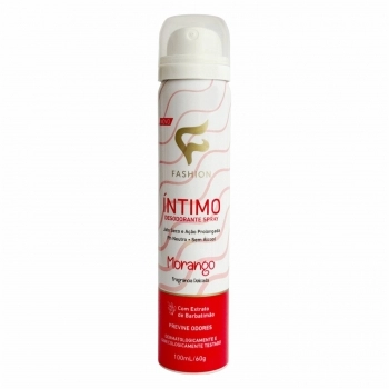 DESODORANTE SPRAY INTIMO FASHION 100ML MORANGO