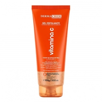 GEL FACIAL ESFOLIANTE DERMACHEM 100G VITAMINA C
