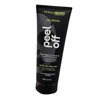 GEL FACIAL DERMACHEM 60G VITAMINA B5 E ARGILA NEGRA