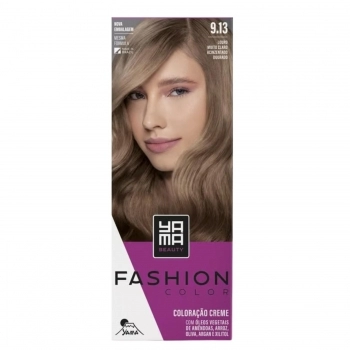 TINTURA YAMA FASHION MINI KIT 9.13 LOURO MUITO CLARO ACINZENTADO DOURADO