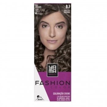 TINTURA YAMA FASHION MINI KIT 8.1 LOURO CLARO ACINZENTADO