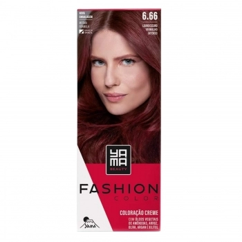 TINTURA YAMA FASHION MINI KIT 6.66 LOURO ESCURO VERMELHO INTENSO