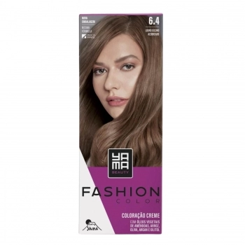 TINTURA YAMA FASHION MINI KIT 6.4 LOURO ESCURO ACOBREADO