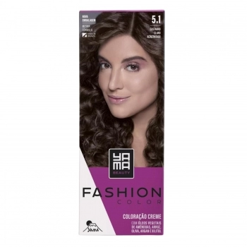 TINTURA YAMA FASHION MINI KIT 5.1 CASTANHO CLARO ACINZENTADO