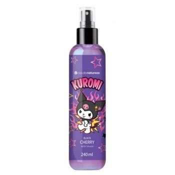 BODY SPLASH CIA DA NATUREZA 240ML KUROMI BLACK CHERRY