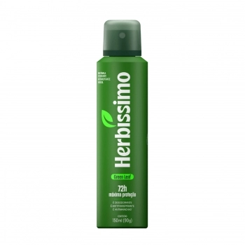 DESODORANTE AEROSOL HERBISSIMO 150ML GREEN LEAF