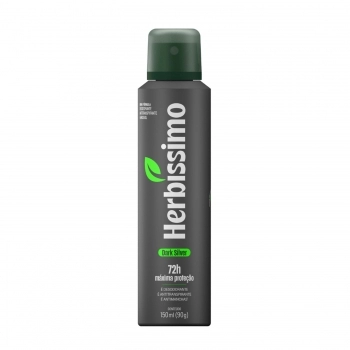 DESODORANTE AEROSOL HERBISSIMO 150ML DARK SILVER