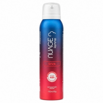 DESODORANTE ANTITRANSPIRANTE NUAGE FEMININO 150ML 48H DIVA