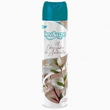 ODORIZADOR DE AMBIENTES LEV&UZE 400ML CHA BRANCO