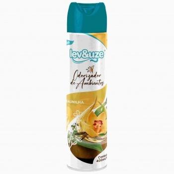 ODORIZADOR DE AMBIENTES LEV&UZE 400ML BAUNILHA