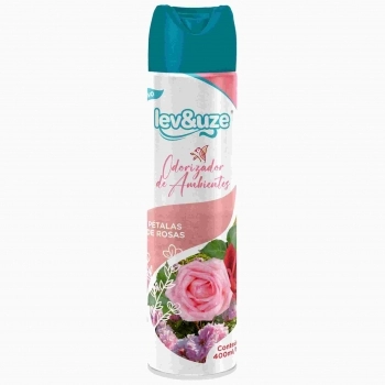 ODORIZADOR DE AMBIENTES LEV&UZE 400ML PETALAS DE ROSAS