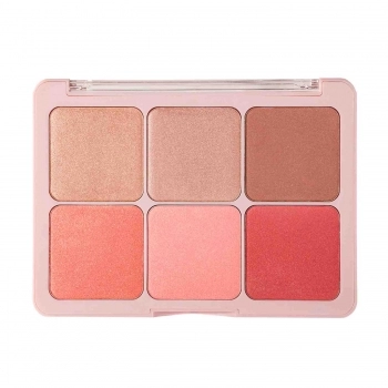 PALETA RUBY ROSE BLUSH/ILUMINADOR FLASH CHEEKS HBM1000
