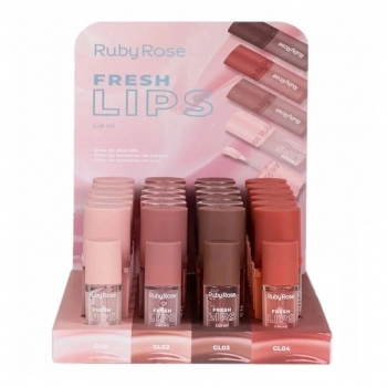 LIP OIL RUBY ROSE FRESH LIPS C/24UN HB-L6526 G1