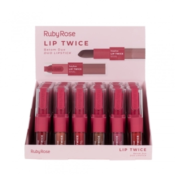 BATOM DUO RUBY ROSE LIP TWICE C/36UN HB-L6101 G2