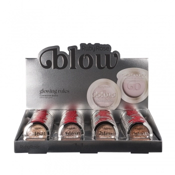 ILUMINADOR COMPACTO RUBY ROSE BLOW GLOWING RULES C/36UN HB-M704