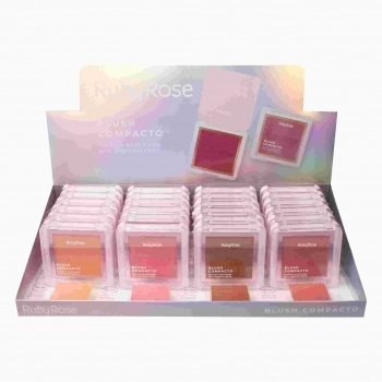 BLUSH COMPACTO RUBY ROSE C/24UN HB-861