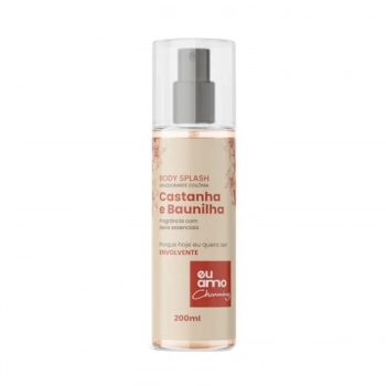 BODY SPLASH CHARMING 200ML CASTANHA E BAUNILHA