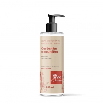 LOÇÃO HIDRATANTE CHARMING 200G CASTANHA E BAUNILHA