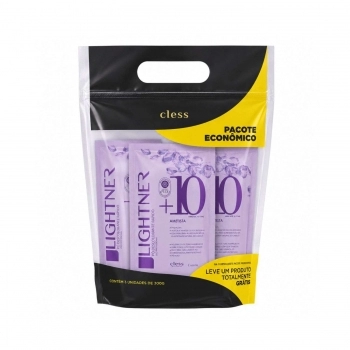 KIT PO DESCOLORANTE LIGHTNER 300G AMETISTA LEVE 3 PAGUE 2 SEM AMONIA