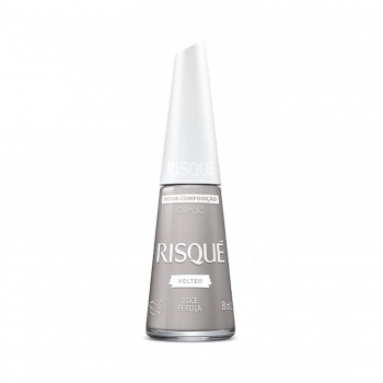 ESMALTE RISQUE VOLTEI DOCE PEROLA CREMOSO SEM BLISTER