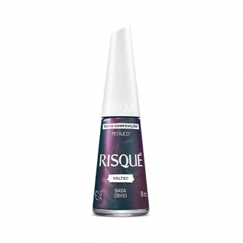 ESMALTE RISQUE VOLTEI NADA OBVIO METALICO SEM BLISTER