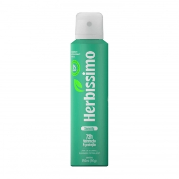 DESODORANTE AEROSOL HERBISSIMO 150ML 72 HORAS SEM ALUMINIO FEMININO SERENITY