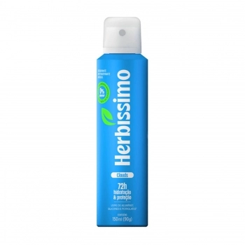 DESODORANTE AEROSOL HERBISSIMO 150ML 72 HORAS SEM ALUMINIO FEMININO CLOUDS