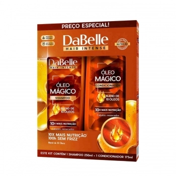 KIT SHAMPOO+CONDICIONADOR DABELLE 250/175ML OLEO MAGICO
