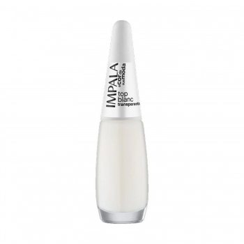 ESMALTE IMPALA NORMAL TOP BLANC TRANSPARENTE SEM BLISTER 342