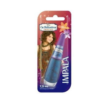 ESMALTE IMPALA DISNEY FEITICEIROS DE WAVERLY PLACE FEITICEIRO DA FAMILIA EFEITO GLITTER COM BLISTER