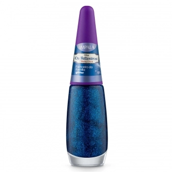 ESMALTE IMPALA DISNEY FEITICEIROS DE WAVERLY PLACE FEITICEIRO DA FAMILIA EFEITO GLITTER SEM BLISTER