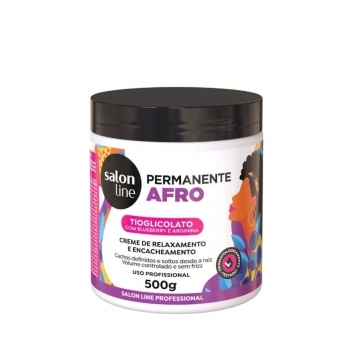 CREME DE RELAXAMENTO SALON LINE 500G PERMANENTE AFRO