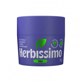 DESODORANTE CREME HERBISSIMO 55G TALCO