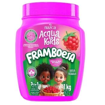 CREME 3X1 ACQUA KIDS 1K FRAMBOESA