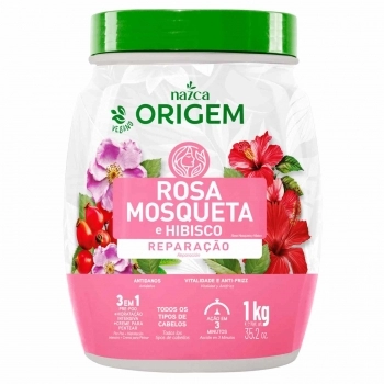 CREME HIDRATANTE ORIGEM 1KG 3X1 ROSA MOSQUETA E HIBISCO