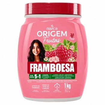 CREME HIDRATANTE ORIGEM 1KG 5X1 FRAMBOESA