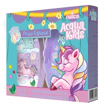 KIT SHAMPOO + CONDICIONADOR ACQUA KIDS 250ML MARSHMALLOW