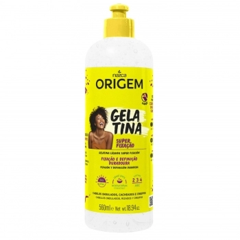 GELATINA LIQUIDA ORIGEM 560ML SUPER FIXACAO
