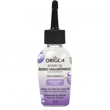 REPARADOR DE PONTAS ORIGEM 30ML BOMBA ACIDO HIALURONICO