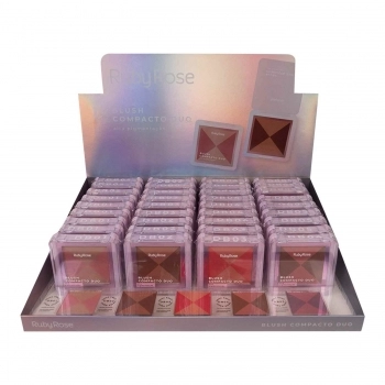 BLUSH COMPACTO RUBY ROSE DUO C/36UN HB-F585