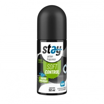 DESODORANTE ROLL ON DEPIMIEL 50ML STAY 48H SOFT CONTROL MEN