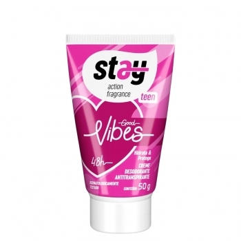 DESODORANTE EM CREME DEPIMIEL 50G STAY 48H TEEN GOOD VIBES