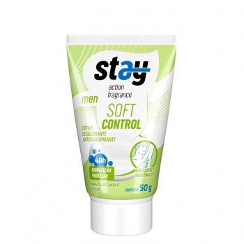DESODORANTE EM CREME DEPIMIEL 50G STAY 48H SOFT CONTROL MEN