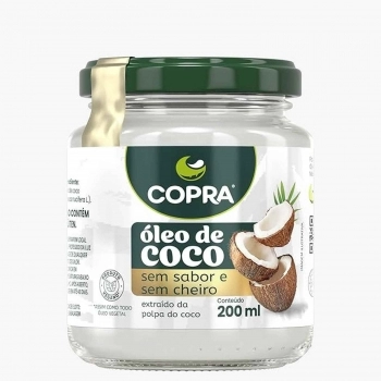 OLEO DE COCO COPRA 200ML SEM SABOR E SEM CHEIRO