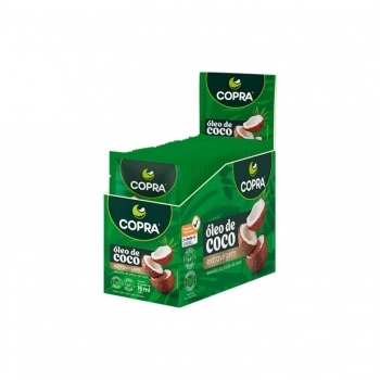 DISPLAY OLEO DE COCO COPRA SACHES 15ML EXTRAVIRGEM C/40UN